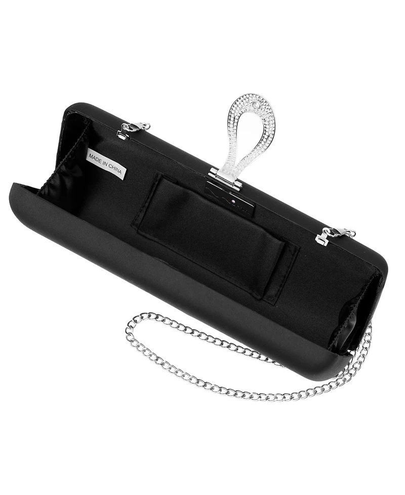 Nina Rumi Slim Minaudiere Small Clutch Handbag