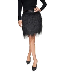 Dkny Women's City Fringe Mini Skirt