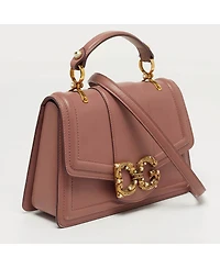 Pre-Owned Dolce & Gabbana Dolce Women's Dg Amore Leather Top Handle Satchel