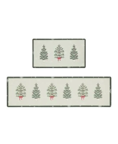 Laura Ashley Christmas Hollybrook Non Slip Kitchen Mats