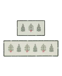 Laura Ashley Christmas Hollybrook Non Slip Kitchen Mats