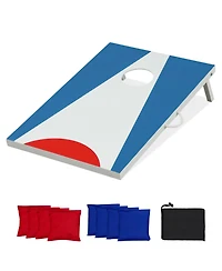 Cornhole Board Set, 3 x 2 ft with 8 Bean Bags and Folding Legs.