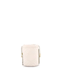 Pre-Owned Gucci Mini Gg Marmont Bucket Bag Matelasse Leather