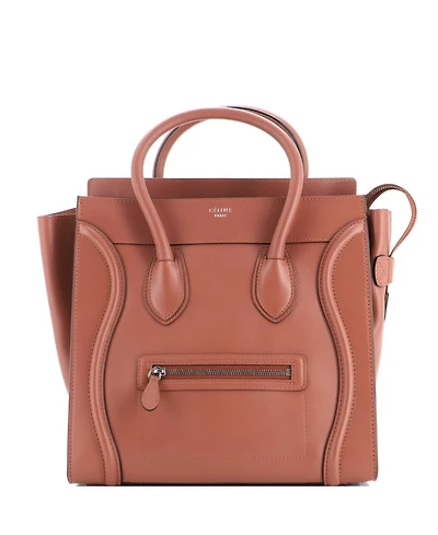 Pre-Owned Celine Mini Luggage Bag Smooth Leather