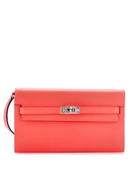 Pre-Owned Hermes Kelly To Go Wallet Evercolor
