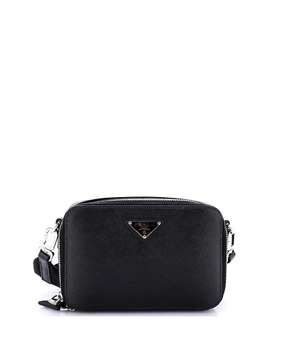 Pre-Owned Prada Mini Brique Camera Crossbody Bag Saffiano Leather