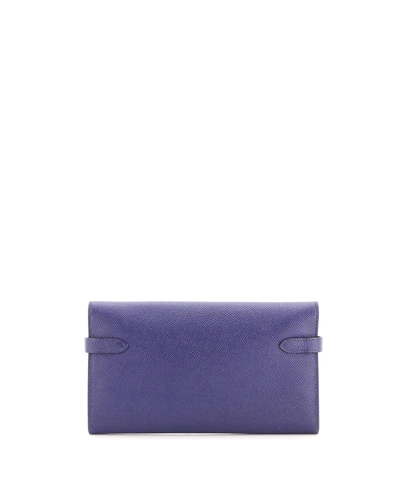 Pre-Owned Hermes Long Kelly Wallet Verso Epsom