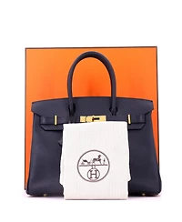 Pre-Owned HERMES Birkin 30 Handbag Epsom with Gold Hardware