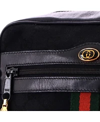 Pre-Owned Gucci Small Vintage Ophidia Shoulder Bag Gg Canvas