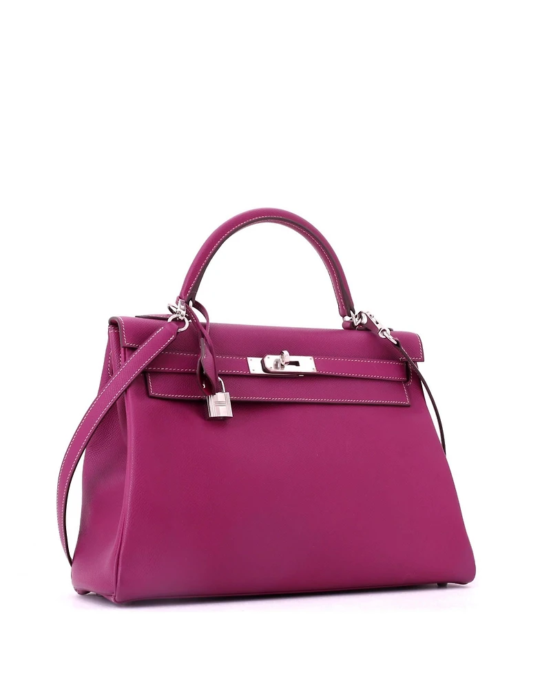 Pre-Owned Hermes Candy 32 Handbag Epsom