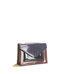 Pre-Owned Celine Medium Pocket Envelope Shoulder Bag Patent