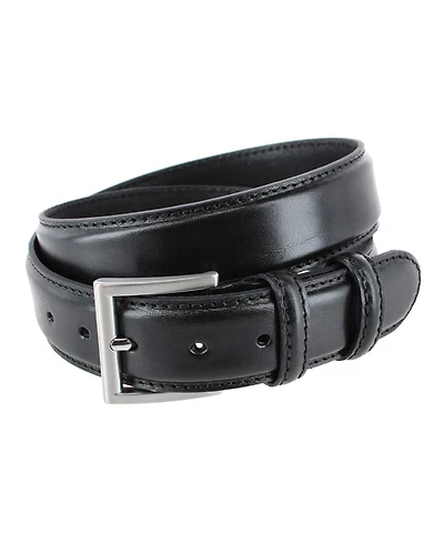 Trafalgar Men's Rocco 40mm Premium Italian Leather Contrast Stitch Jean Belt