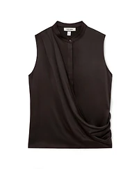 Reiss Women's Gia Silk Draped Blouse