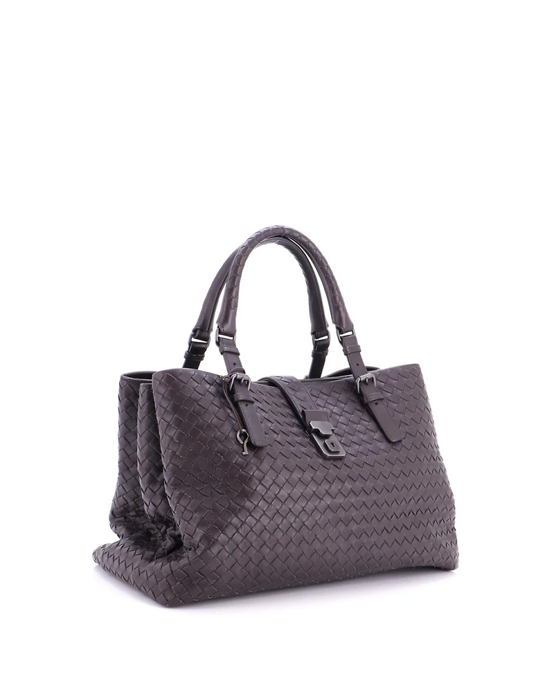 Pre-Owned Bottega Veneta Roma Bag Intrecciato Nappa