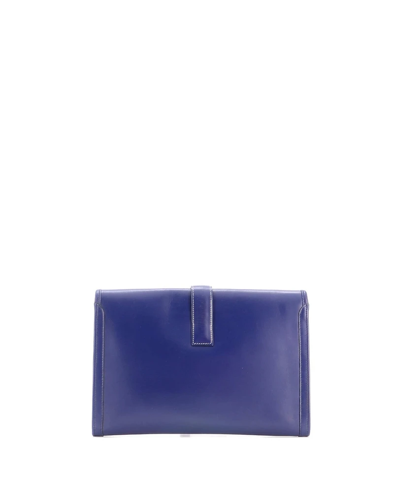Pre-Owned Hermes Pm Jige Clutch Box Calf