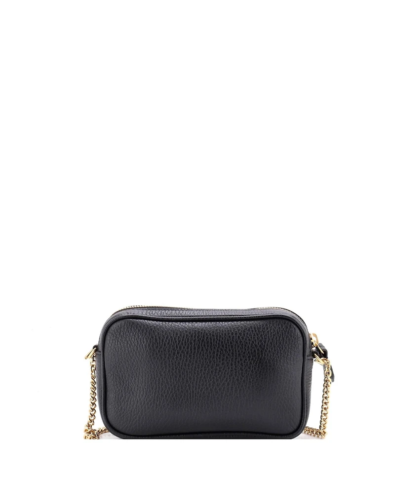 Pre-Owned Gucci Mini Gg Marmont Crossbody Bag Leather