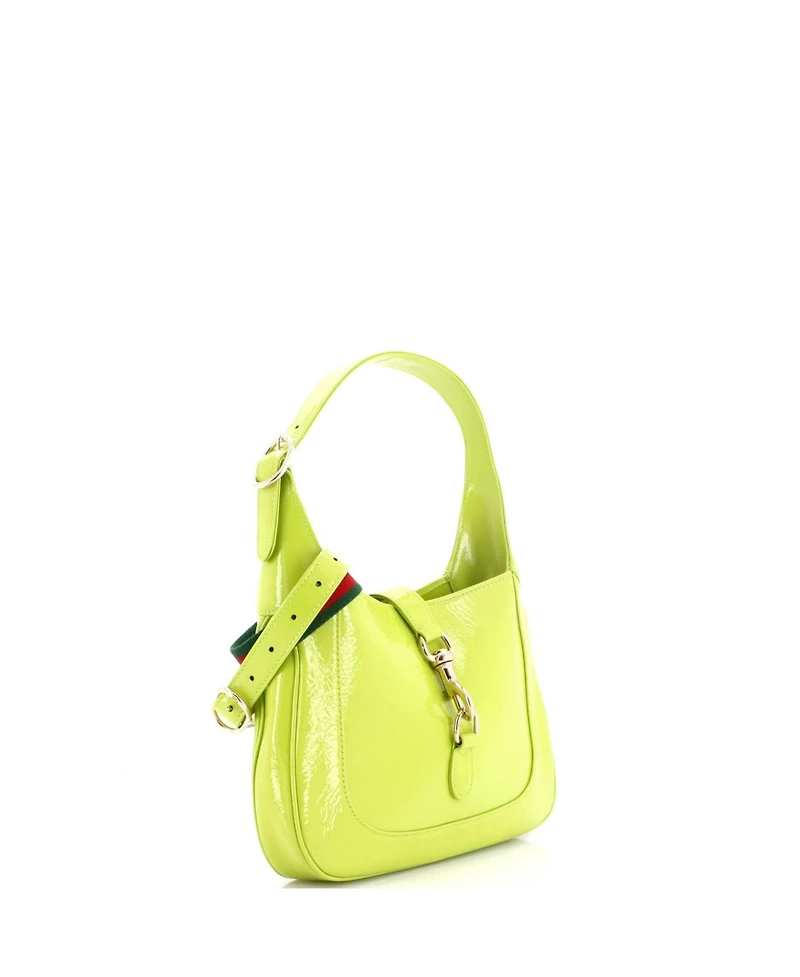 Pre-Owned Gucci Small Jackie 1961 Hobo Patent
