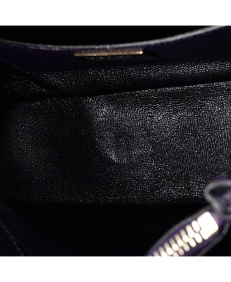 Pre-Owned Prada Small Turnlock Cuir Twin Tote Saffiano Leather