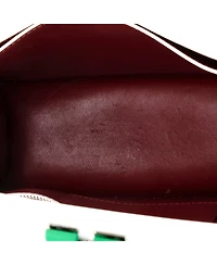Pre-Owned Off White Gummy Jitney 1.4 Bag Leather