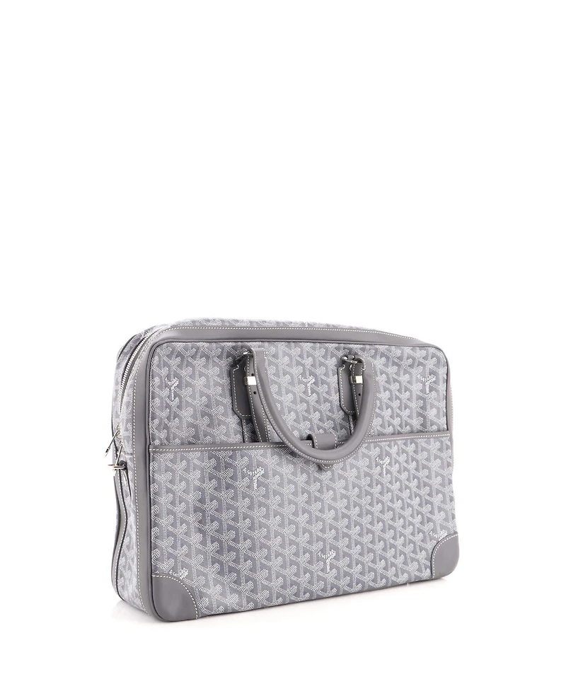 Pre-Owned Goyard Mm Ambassade Briefcase Coated Canvas