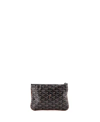 Pre-Owned Goyard Pm Senat Zip Pouch Coated Canvas