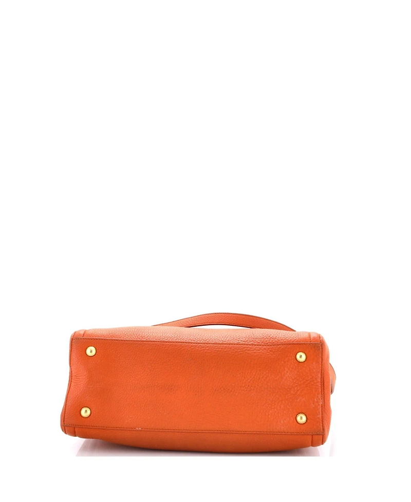 Pre-Owned Prada Large Convertible Shopper Tote Vitello Daino