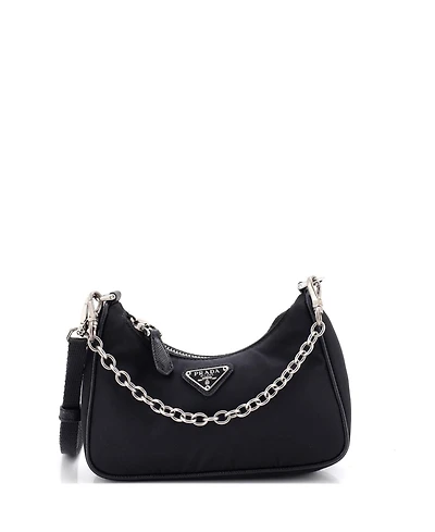 Pre-Owned Prada Mini Re-Edition Shoulder Bag Tessuto