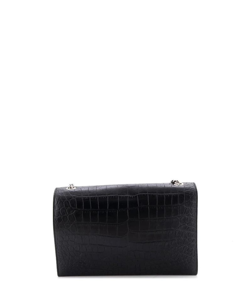 Pre-Owned Saint Laurent Large Classic Monogram Crossbody Bag Embossed Leather