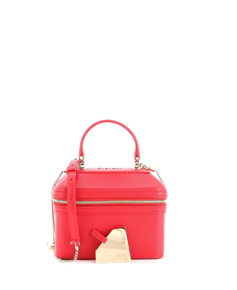 Pre-Owned Bvlgari Small Serpenti Forever Top Handle Convertible Vanity Leather