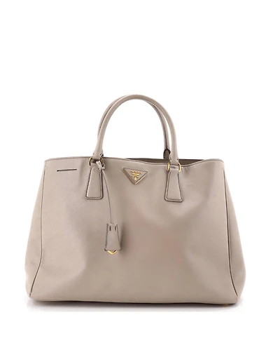 Pre-Owned Prada Large Lux Open Tote Saffiano Leather