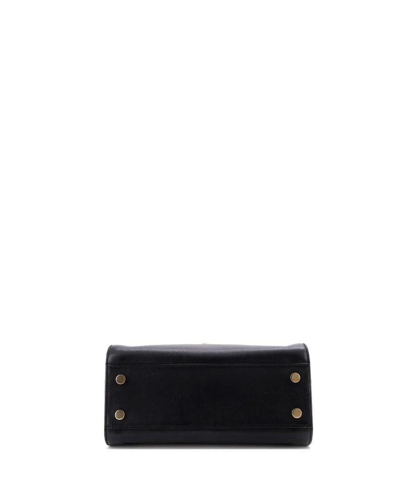 Pre-Owned Saint Laurent Baby Monogram Cabas Leather