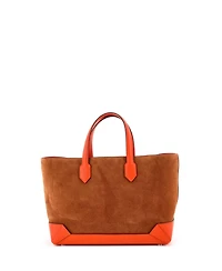 Pre-Owned Hermes 30 Maxibox Cabas Doblis Suede with Epsom