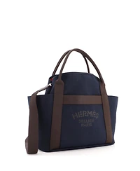 Pre-Owned Hermes Sac De Pansage Groom Handbag Canvas