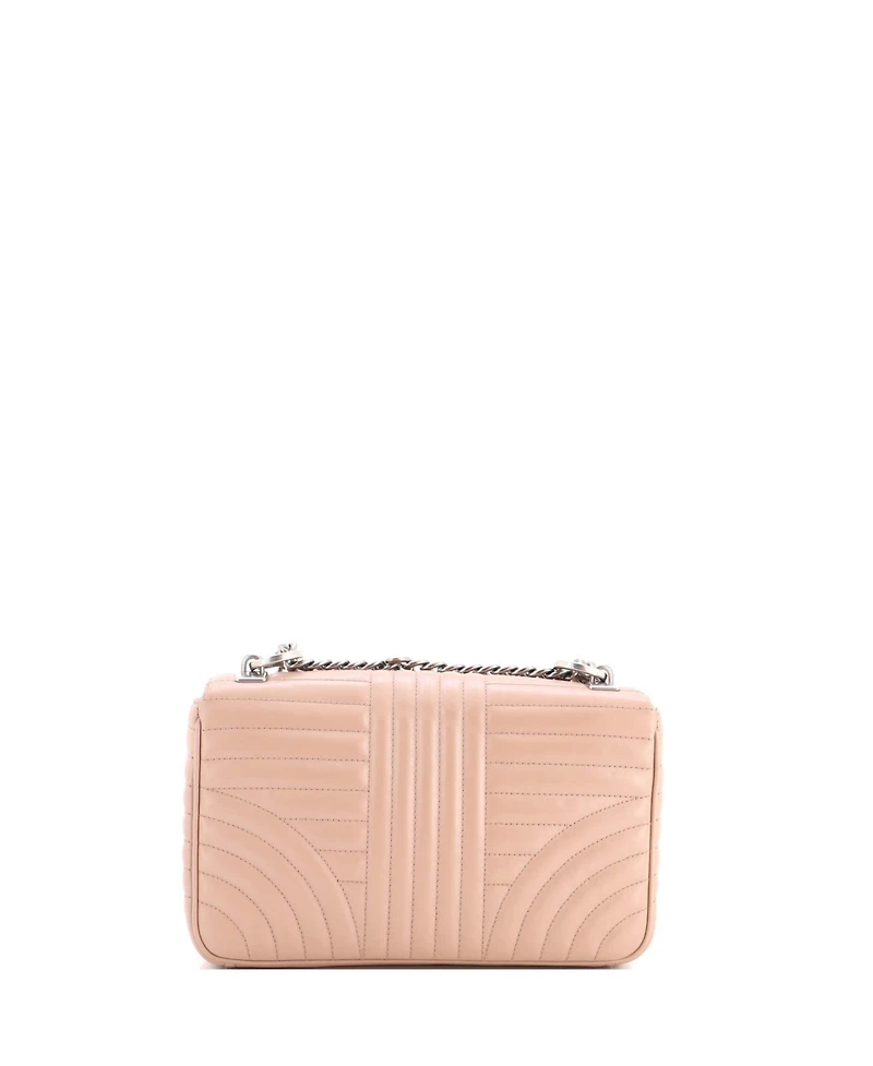 Pre-Owned Prada Medium Chain Flap Shoulder Bag Diagramme Quilted Leather
