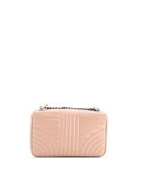 Pre-Owned Prada Medium Chain Flap Shoulder Bag Diagramme Quilted Leather