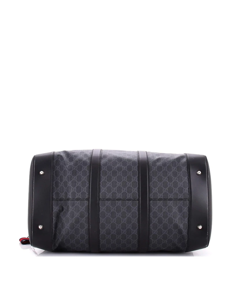 Pre-Owned Gucci Large Convertible Duffle Bag Gg Coated Canvas