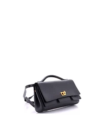 Pre-Owned Balenciaga Bel Air Top Handle Flap Leather
