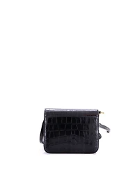 Pre-Owned Balenciaga Small B. Dot Flap Bag Embossed Leather