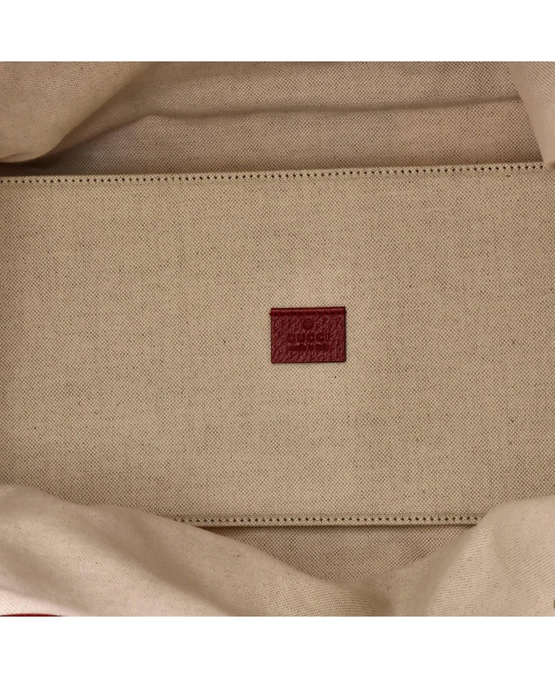 Pre-Owned Gucci Baiadera Tote Striped Canvas