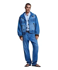 Desigual Men's Embroidered denim jacket