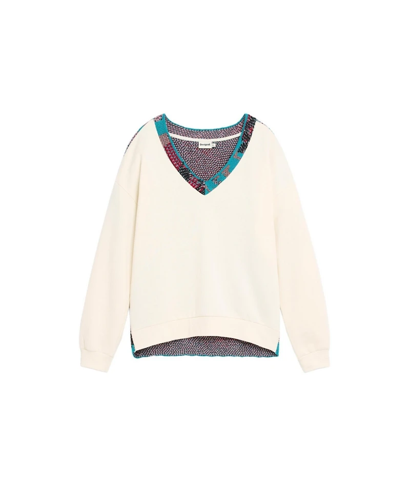 Desigual Women's Embroidered back sweatshirt