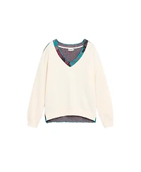 Desigual Women's Embroidered back sweatshirt