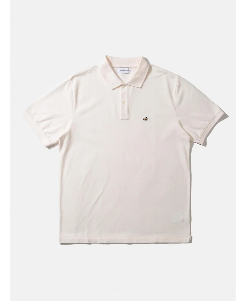 Edmmond Studios Men's Duck Logo Cotton Pique Polo Shirt