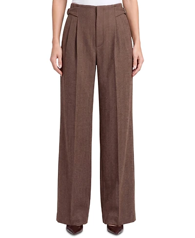 Liverpool Los Angeles Women's High-Rise Pleated Wide-Leg Trouser