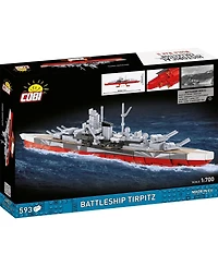 Cobi Historical Collection Wwii Battleship Tirpitz 593-Piece Building Set, Ages 8+