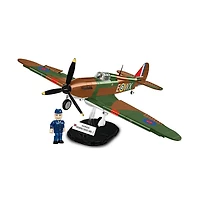 Cobi Historical Collection Wwii Hawker Hurricane (No 302 Sqn. Raf) 375-Piece Building Set, Ages 8+