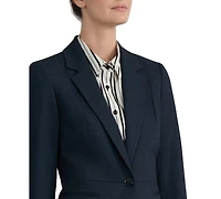 Kasper Women's Notch-Collar Waist-Seam Blazer