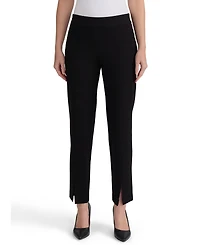 Kasper Women's Audrey Pull-On Straight-Leg Ankle Compression Pants