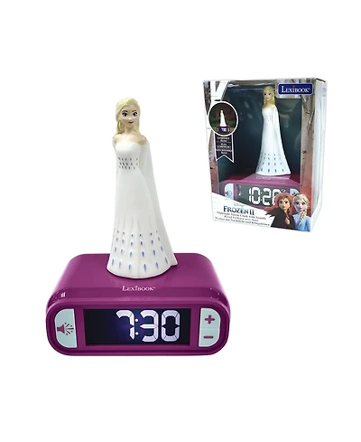 Disney Frozen Elsa 7.2" Digital Night Light Snooze Alarm Clock