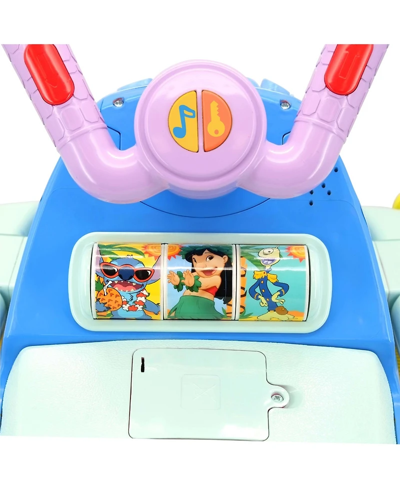 Kiddieland Activity Plane Stitch Lights and Sounds Ride-On, Ages 12-36 Mo.